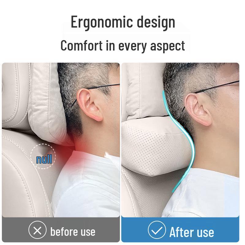 Compatible L9L8L7L6 Neck Pillow Headrest: Car Accessory for Lumbar Support & Neck Protection
