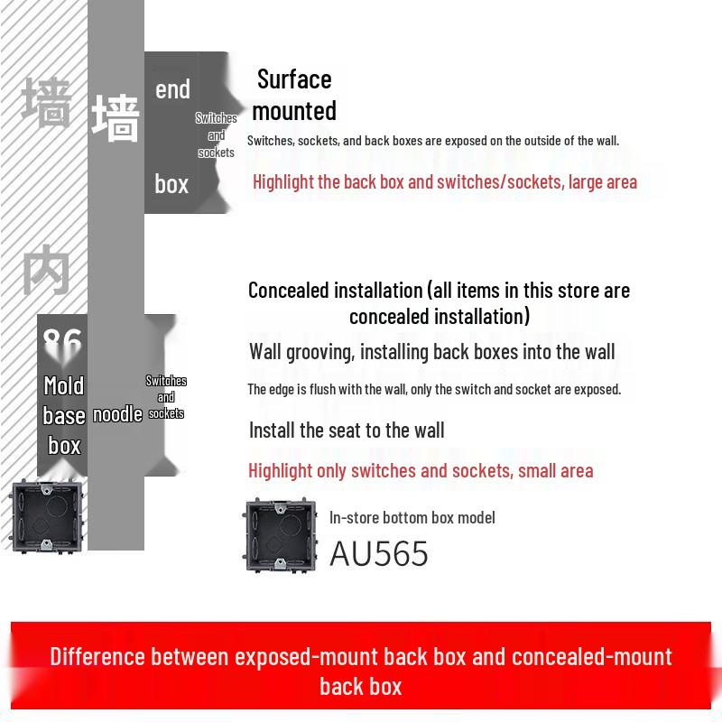ABB Yuanzhi Series White 86-Type Wall Switches & Sockets