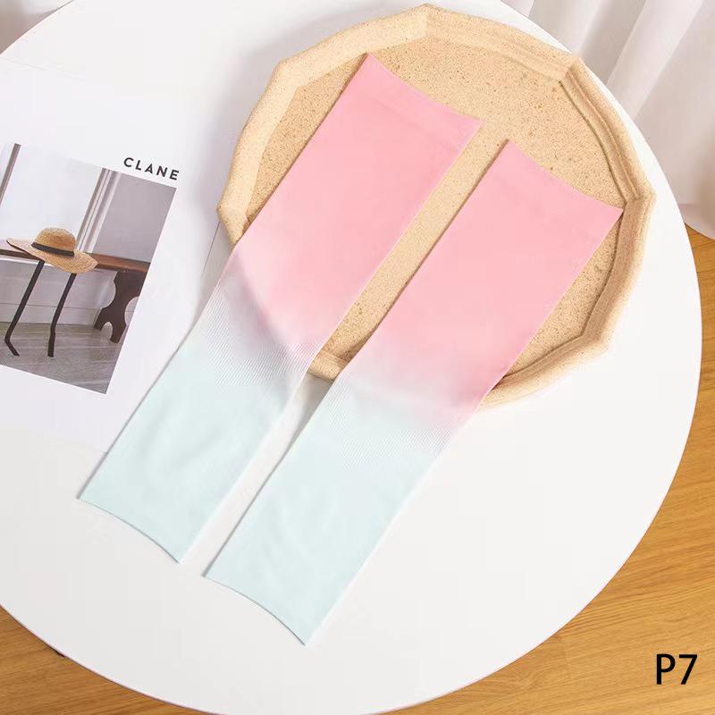 UPF50+ Arm Sleeves Ice Fabric Breathable Quick Dry Running Sportswear Sun UV Protection Long Arm Cover Mountaineering Gloves