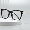 TM new European and American fashion trend tr metal mixed flat mirror can be matched with myopia frame glasses
