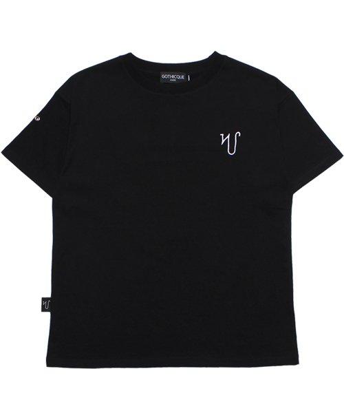 Godique Basic Logo T-Shirt Black Black/M