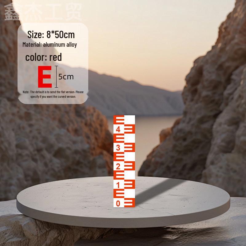 Stainless Steel & Aluminum Water Depth Measuring Ruler