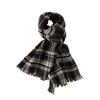 Retro Plaid Scarf for Women in Autumn and Winter Versatile New Double Sided Houndstooth British Cute Scarf Korean Style Trendy Shawl