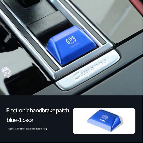 

Защитная наклейка на кнопку открытия окна двери автомобиля F для Porsche Cayenne Macan Panamera, наклейка на электронный ручник, автоаксессуары D2 22-23 Macan