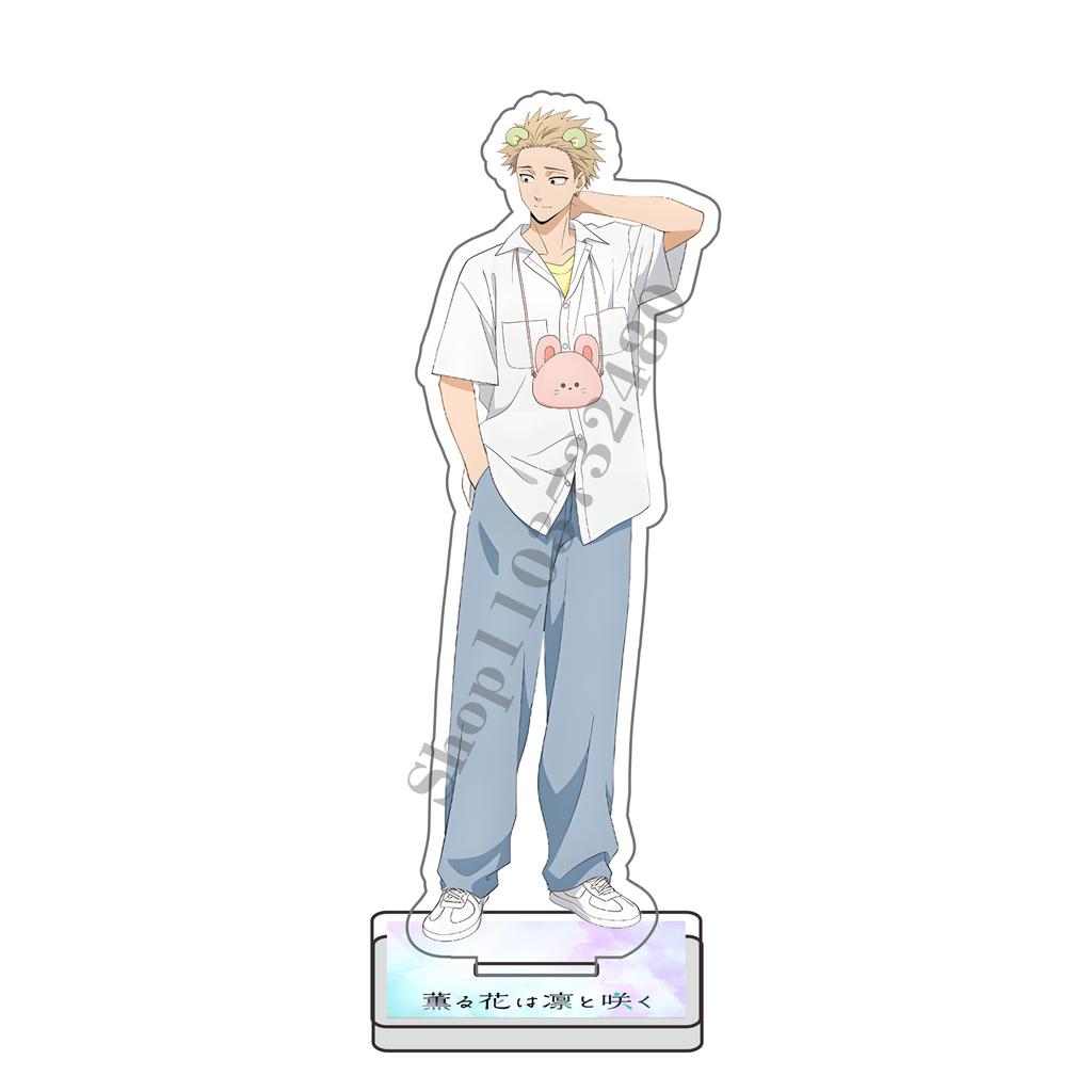 Anime The Fragrant Flower Blooms With Dignity Acrylic Stand Figures Rintaro Tsumugi Kaoruko Waguri Cosplay Model Desk Decor Gift
