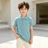 Girls' Collar Short Sleeve T-Shirt for Toddler Little Girls
