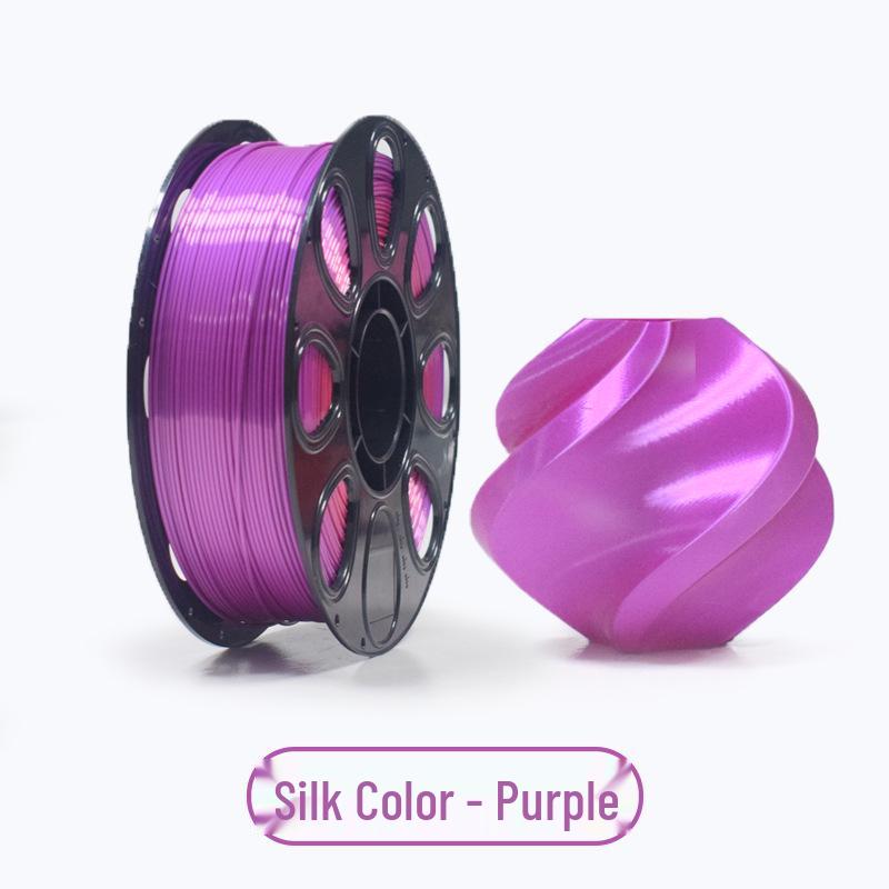 Filamento PLA Seda para Impressora 3D: Macaron Degradê Multicor, Alta Velocidade, 1KG/1.75mm, Personalizável