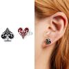 WOSTU 100% 925 Sterling Silver Animals Flamingos Flower Stud Earrings For Women Wedding Earrings Fashion Anniversary Jewelry