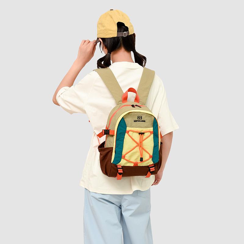 Schoolbag Japanese commuter leisure small backpack sports hiking bag personalized color matching cycling schoolbag college student backpack