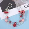 Trendy Hot Air Balloon Beaded Phone Lanyard & Wristband Keychain