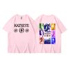 New KATSEYE printed T-shirt men's and women's casual T-shirt high-quality short sleeves