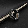 Bicycle Accessories Pattern Ring Stainless Steel Men's Punk Style Jewelry