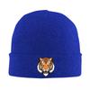 Tiger Head Pattern  Warm Knitted Cap Hip Hop Bonnet Hat Autumn Winter Outdoor Beanies Hats for Unisex Women Adult
