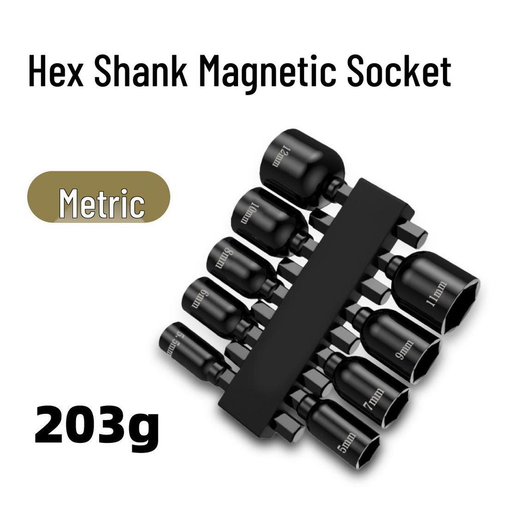 Strong Non-Magnetic Socket Tool Set: 9-Piece & 14-Piece for Hand Drills