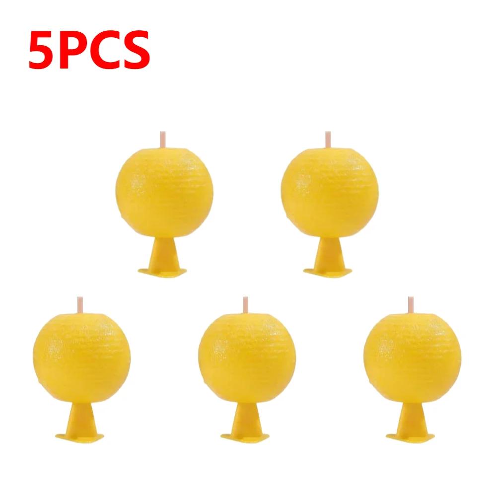 5 Pezzi Trappole per Moscerini della Frutta Palla Cattura Moscerini della Frutta Appiccicosa Palla Colla Gialla Pannello Appiccicoso Flessibile per Moscerini della Frutta Mosconi Zanzare Disinfestante