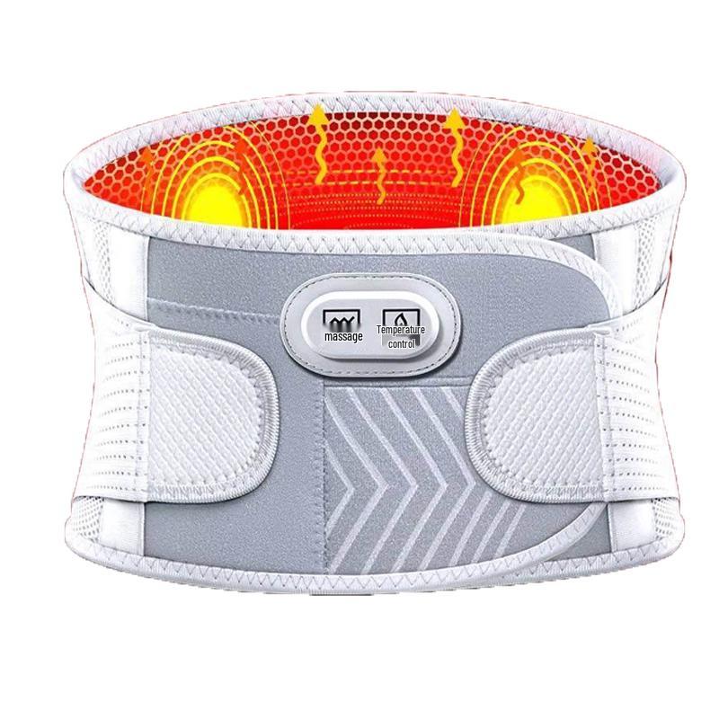 ZEAMO Electric Heating Lumbar Support Belt with Massage One Size (80-200 jin)