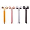 Zinc Alloy Y Shape Facial Massager Dual Roller Design Face Massage Instrument  Jaw Contour Care