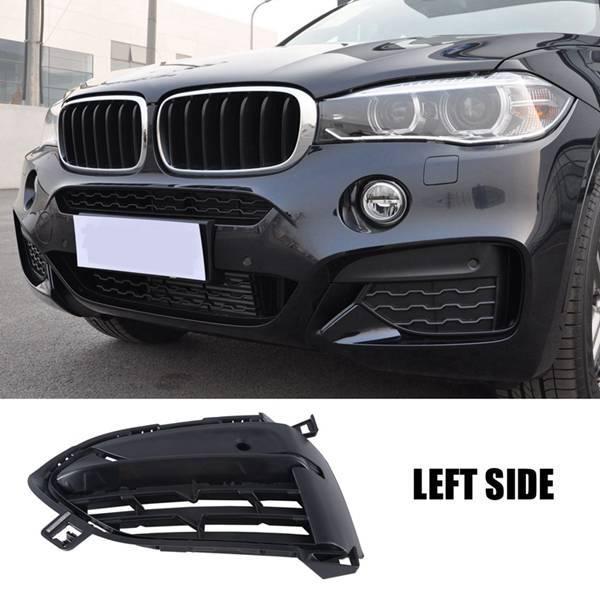 Front Left Black ABS Fog Light Grille Cover for Bao Bumper