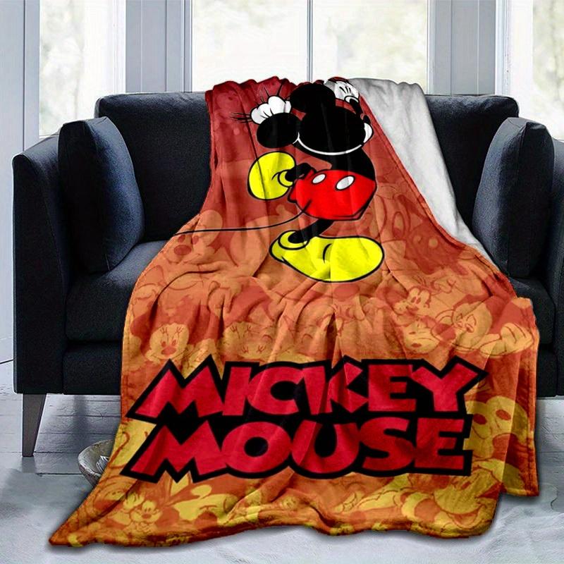 1pc. Mickey Mouse Theme Blanket - Perfect for Home, Office, Outdoor Use, Gift Idea, Suitable for All Seasons (Home Decor)z0417246