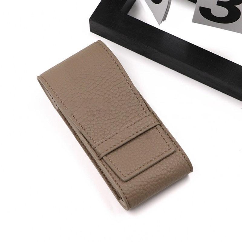 PU Leather Watch Pouch for Travel Soft Lined Single Watch Storage Case Wristwatch Organizer for Daily Use and Trips