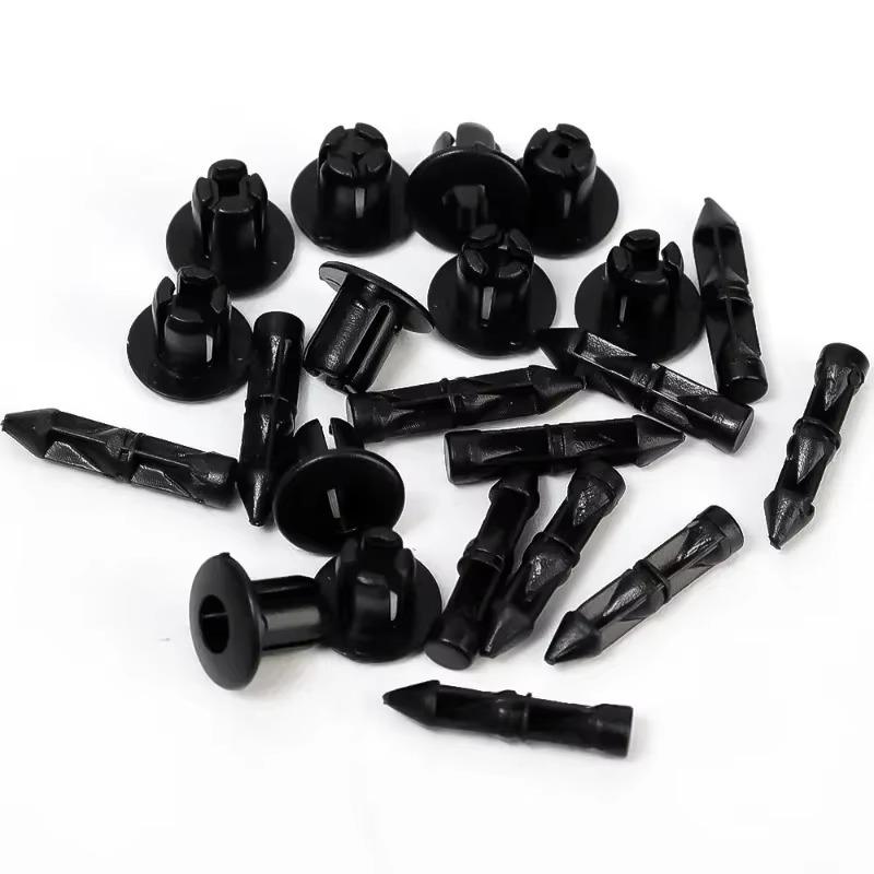 10-50 Stück Motorrad Fahrrad Verkleidung Nieten Setzpanel Kunststoff Befestigungsclips Für Suzuki Kawasaki Yamaha Motorrad Zubehör