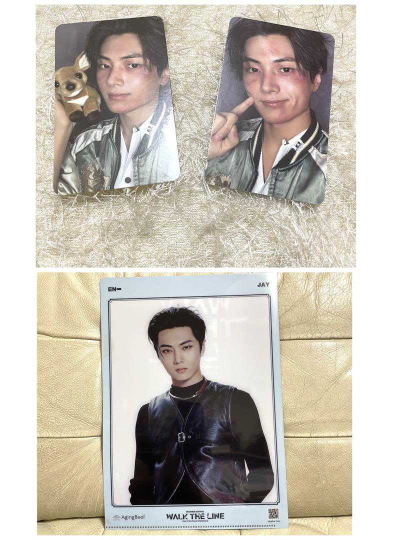 

[USED] ENHYPEN Jay Clear File & Trading Card