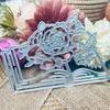 Books In Flowers Metal Cutting Dies Stencil for DIY Scrapbooking Photo Album Embossing Paper Cards Crafts Diecuts