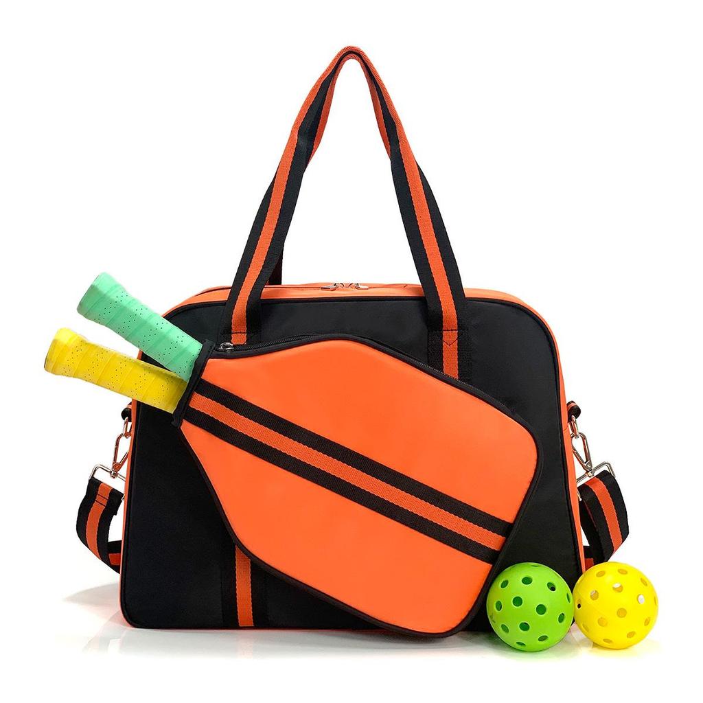 2025 Portable Sports Bag for Badminton, Tennis & Pickleball - Fits 2 Rackets, Handheld, Large-Capacity, Down Cotton