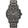BU9354 Large Check Gray Ion Plated Stainless Steel Men's Watch