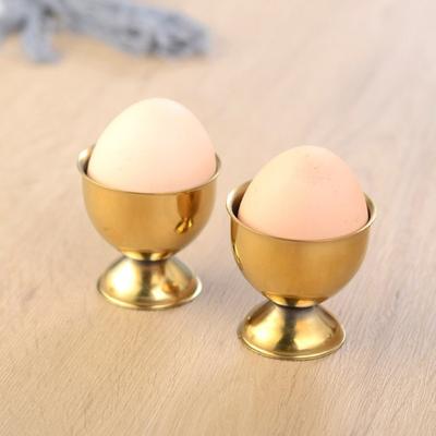 Eierbecher aus Edelstahl für weichgekochte Eier, Eierhalter, Tischbecher, Küchenutensilien-Set, Frühstücks-Dampfgestell, Form zum Pochieren von Eiern