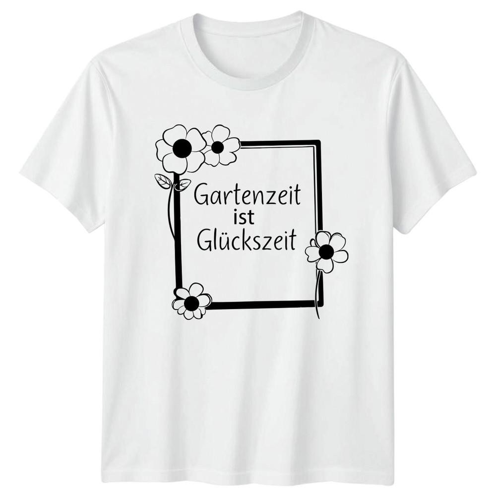 Gartenzeit Ist Glckszeit Unisexs TShirt Hobby Gardening Mothers Day For Her S