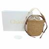 Excellent Chloe Shoulder Bag WODDY Small Basket CHC22Stainless Steel381G55101 Used