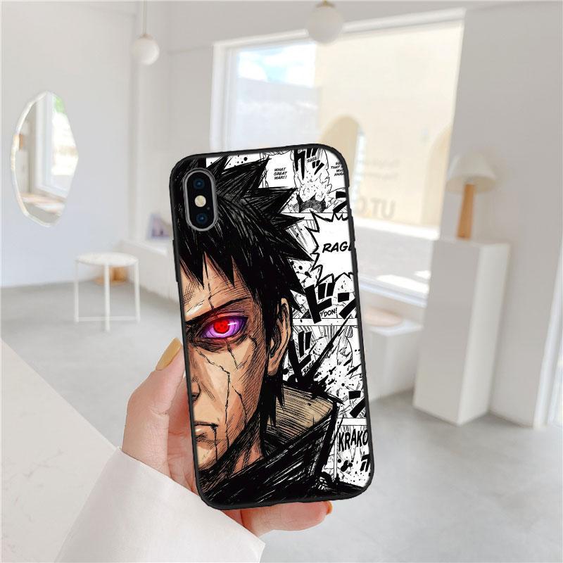 

LO75 NARUTO Uchiha Obito Soft Shell Phone Case for Redmi Note 10 11 12 Pro Max 10S 10C 10T 11A 11S 12S 12C Redmi Note 11S 5G