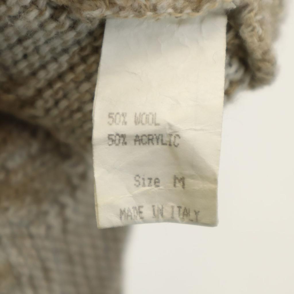 Courr_ges Homme made in Italy 7 minutes sleeve turtleneck sweater M knit Men's Used