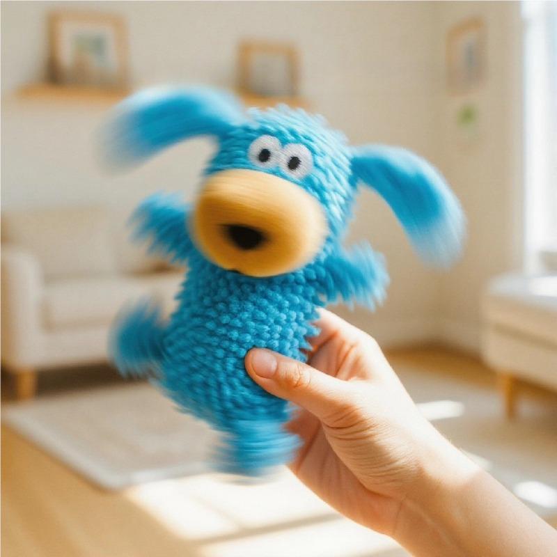 Animal Shaped Sound Toys Plush Bite Resistant Relieve Boredom Prevent Pets From Dismantling Household Dolls Cat and Dog Universal Pet Supplies