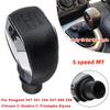 Car Gear Head Shift Knob MT Handball for Peugeot 208 2012 2013 2014 2015 2016 2017 2018 2019 2020 MT 5 Speed Parts