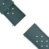 ERBORD Universal Silicone Strap 22mm, Tropic, Green/Black Buckle
