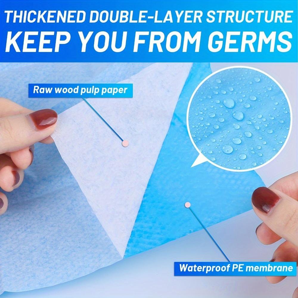 10/20pcs Disposable Toilet Mat Non-Woven Hotel Special Travel Supplies Household Thickened Maternity Stool Cushion Cover To Prevent Dirty