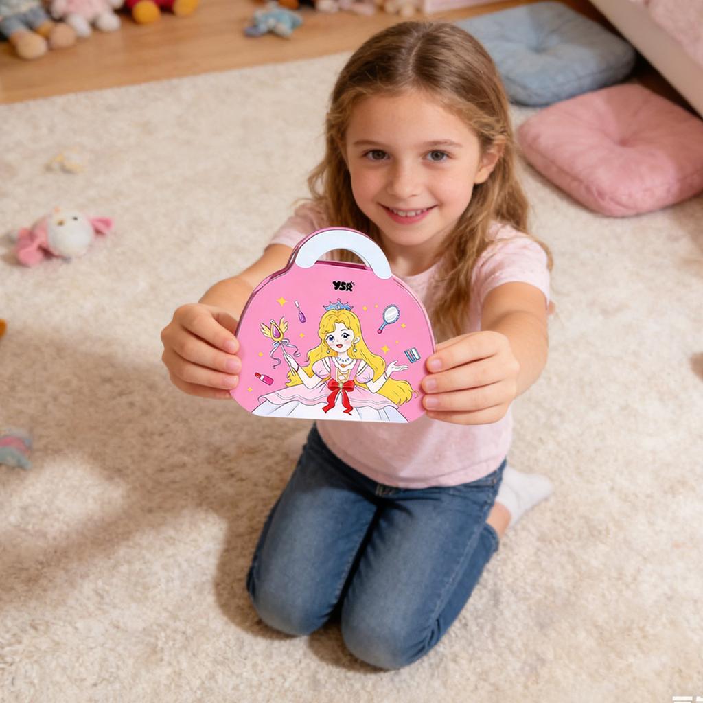 New Special Painting   Princess Book Makeup Craft Kits Foil Art Books Set Play Paper  DIY Paper Makeup Activity Art Craft Kits For Girls
