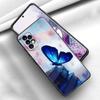 Cartoon Blauer Schmetterling Handyhülle für iPhone Samsung Galaxy Redmi Xiaomi Oppo OnePlus Note SA 7 8 9 10 11 12 13 14 20 21 22 23 53 54 Pro Max Ultra