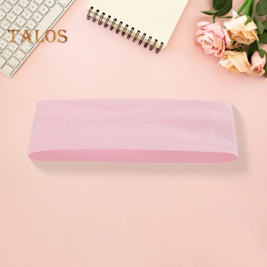 Women Men Headband High Elastic Solid Color Wide Hair Band Breathable Elastic Hair Tie Sports Yoga Fitness Headgear