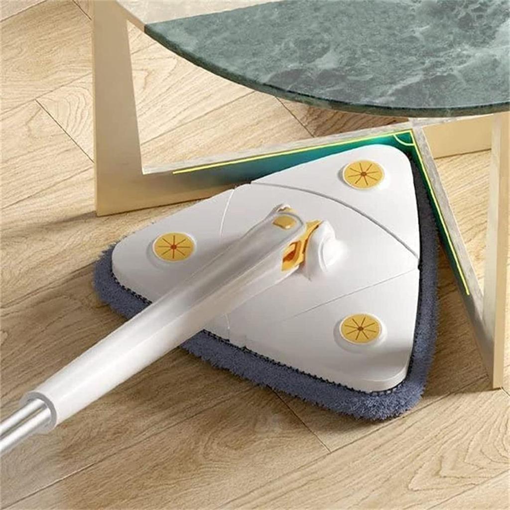 Adjustable Extendable Triangle Mop 360 Rotating Wall Mop with Long Handle for Windows Customizable and Effective Cleaning