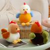 22/30cm Kawaii Chubby Chick Plush Toy Soft Cartoon Stuffed Animal Pillow Bedroom Decor Kids Boy Girls Birthday Xmas Holiday Gift