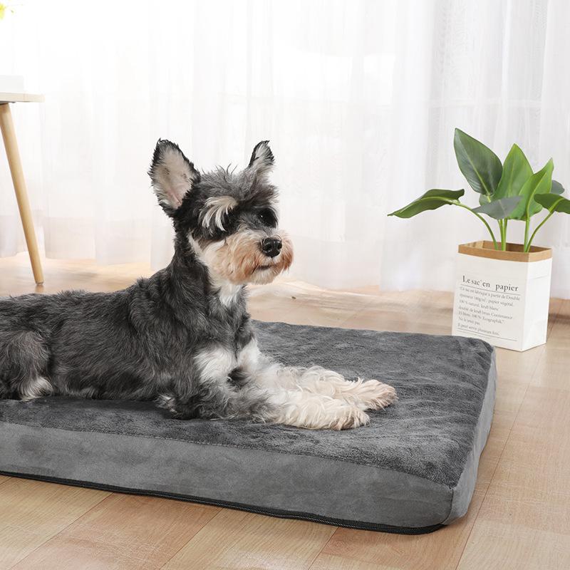 Abnehmbares & Waschbares Schwammpolster Hundebett - Wasserdichtes, Rutschfestes Design für Wintergemütlichkeit