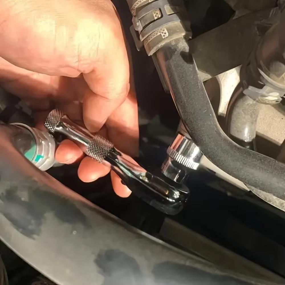 3-Piece Ratchet Set 1/4 3/8 1/2 Drive 72-Tooth Quick Release Reversible Durable Auto Tools