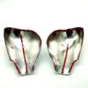 For PEUGEOT 206 SW CC DOOR SIDE WING MIRROR CHROME COVER REAR VIEW CAP Rearview mirror cover