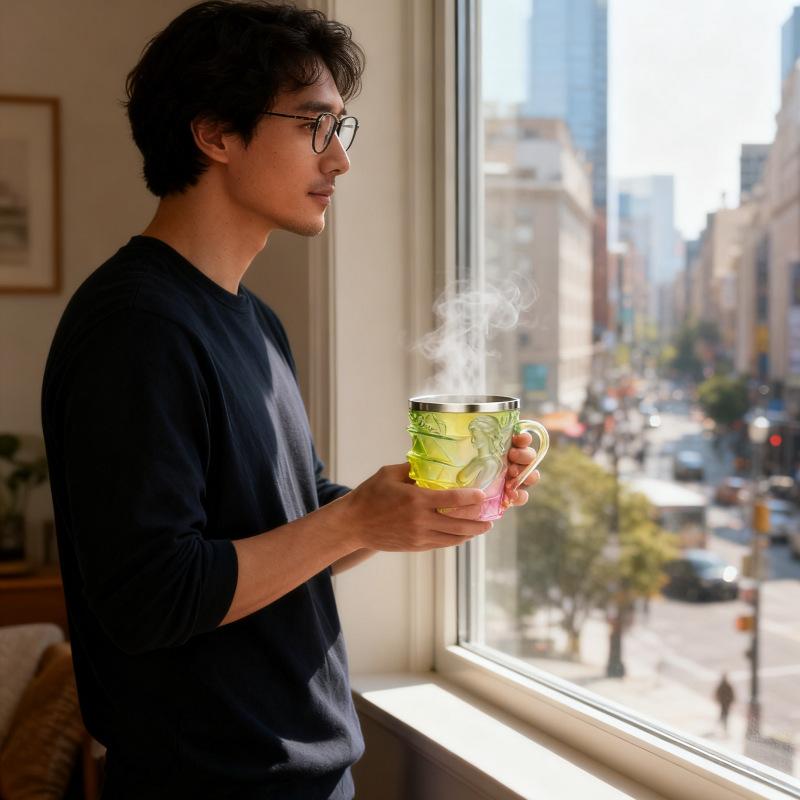 New Creative Glazed Book Cup Mug Coffee Cup Book Cup