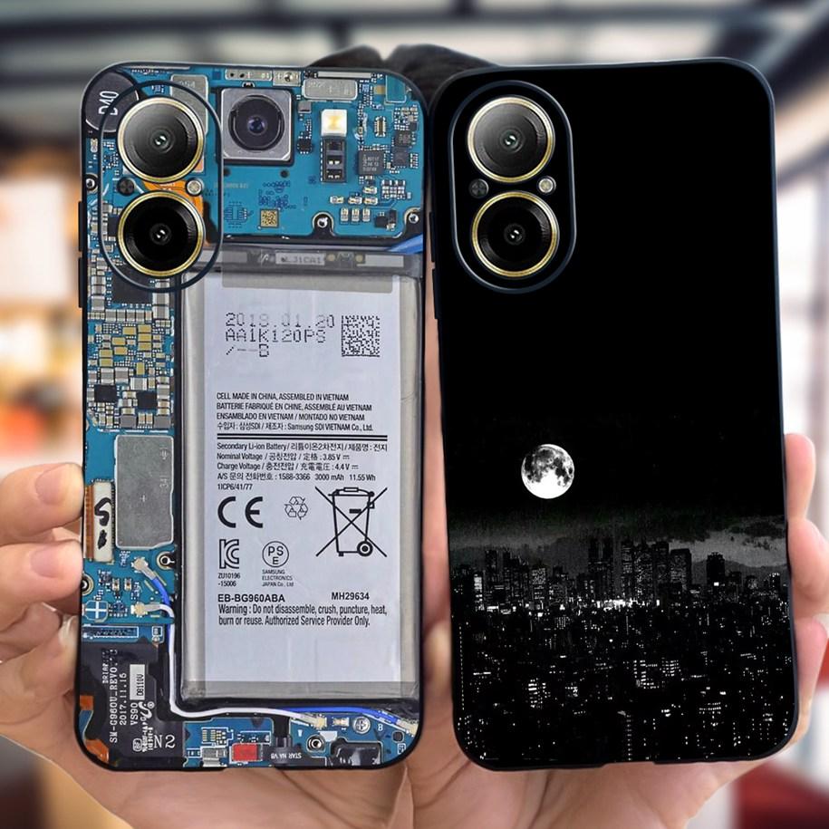 Case For Oppo Realme C67 4G Phone Cases Fashion Astronaut Soft Silicone Shockproof Back Cover Matte Shell For RealmeC67 4G Funda