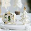 Handmade Christmas Hanging Ornament House Christmas Tree Decoration Shop Xmas Pendant  Wall