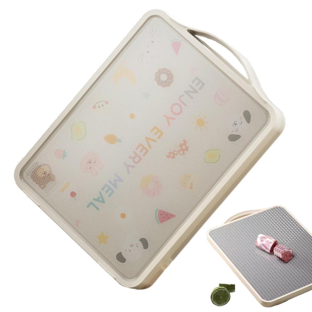 Stainless Steel Cutting Board Non Stick Chopping Board Odor-Resistant Cooking Accessories For Outdoors RV Camping Travel Picnic